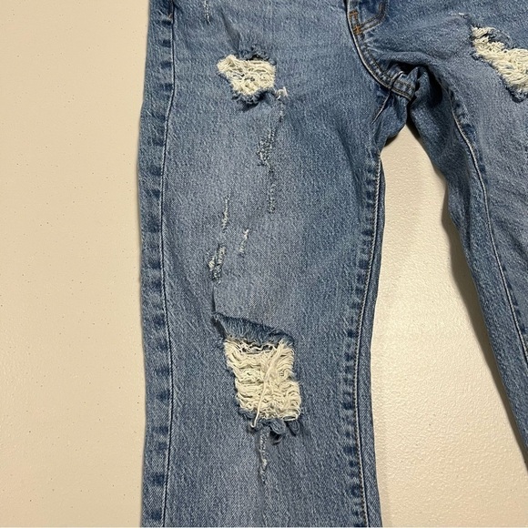 Urban Outfitters BDG High Rise Slim Straight Distressed Jeans - Picture 5 of 11